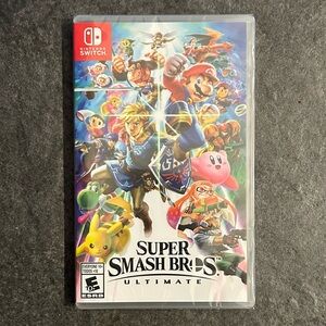 NWT Super Smash Bros Ultimate for Nintendo Switch, brand new and unopened